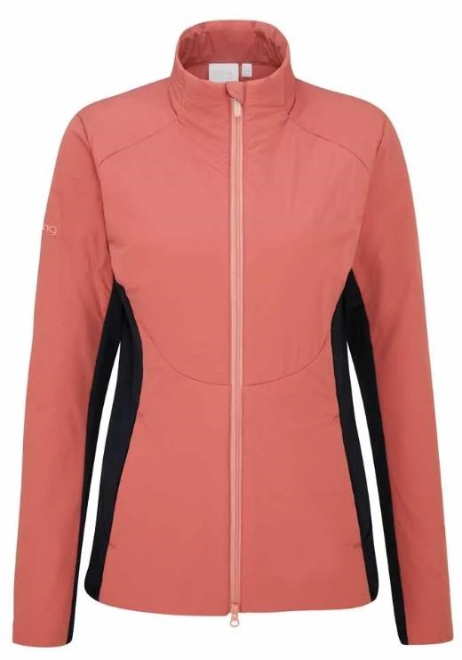 Ping Casey insulated hybrid dámská bunda, rose/navy