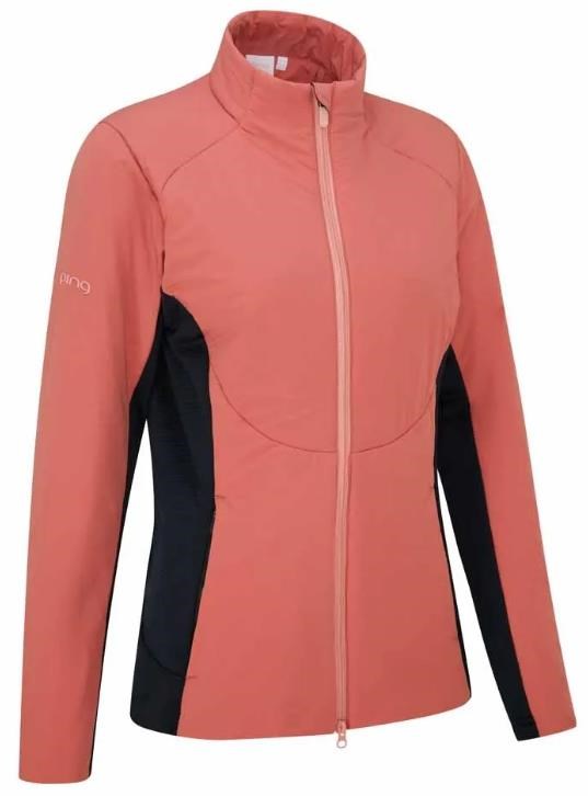 Ping Casey insulated hybrid dámská bunda, rose/navy