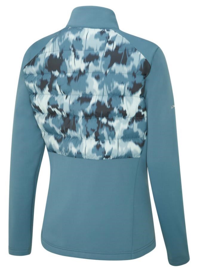 Ping Clare Zoned fleece dámská bunda, blue fusion/navy multi