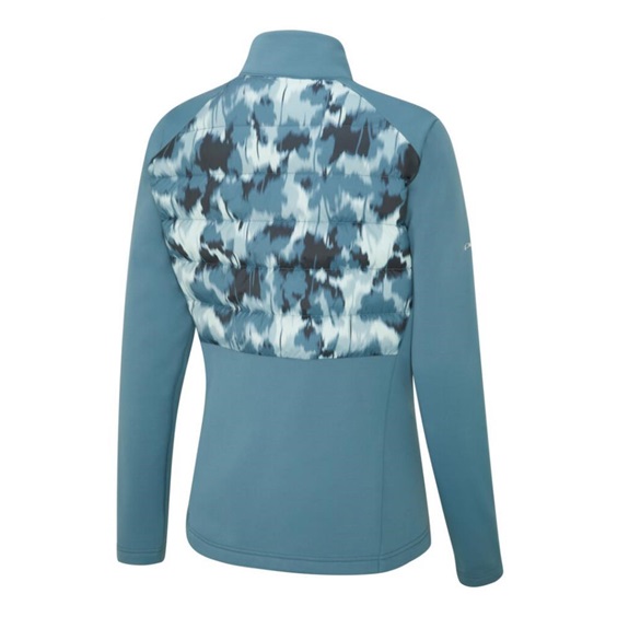 Ping Clare Zoned fleece dámská bunda, blue fusion/navy multi