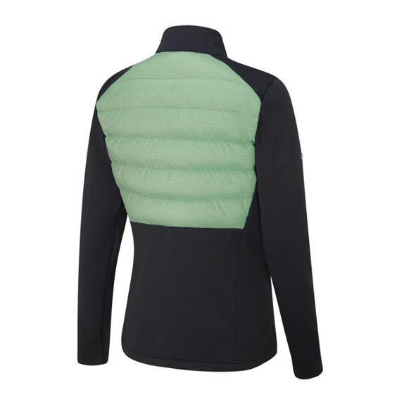 Ping Clare Zoned fleece dámská bunda, black/eucalyptus multi
