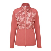 Ping Clare Zoned fleece dámská bunda, rose/rose multi