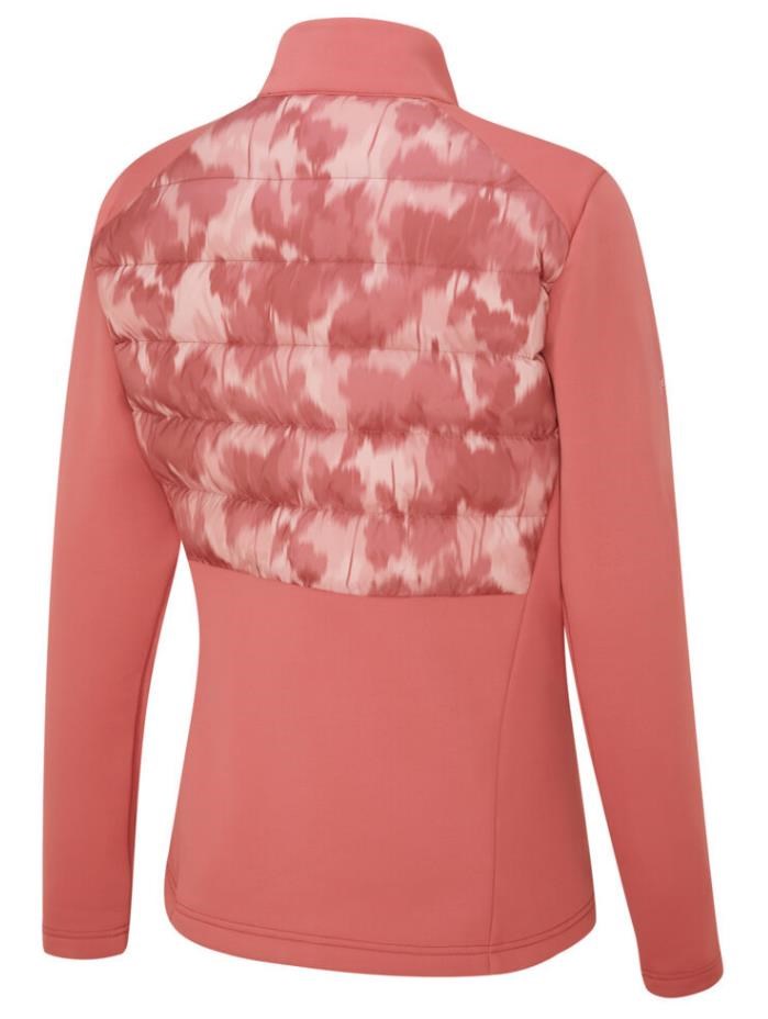 Ping Clare Zoned fleece dámská bunda, rose/rose multi
