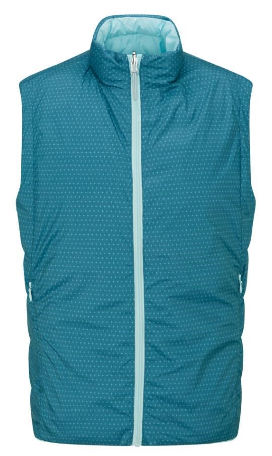 Ping Samantha Clo® insulated reversible dámská vesta, opal/blue fusion multi