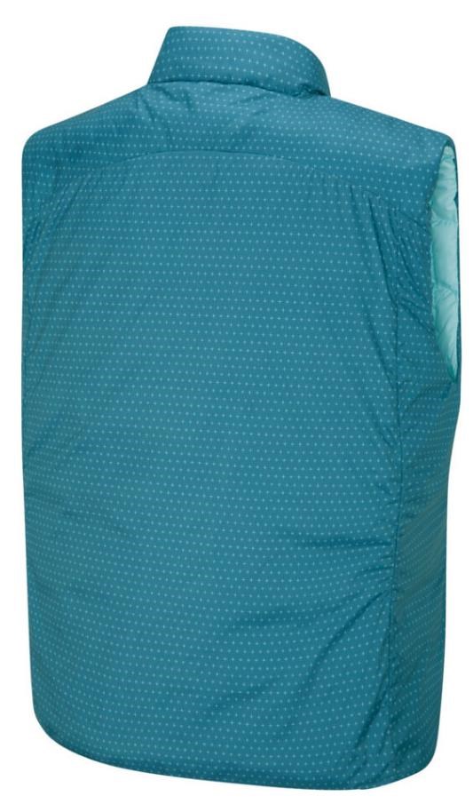 Ping Samantha Clo® insulated reversible dámská vesta, opal/blue fusion multi