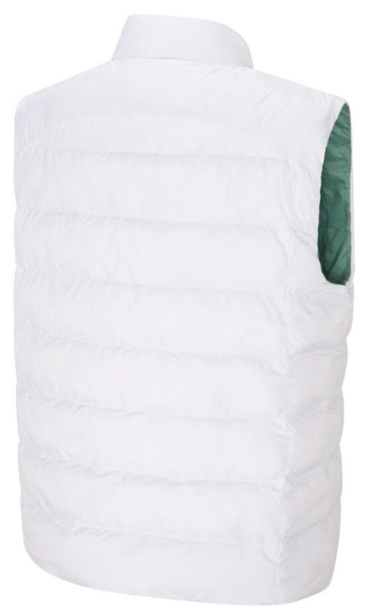 Ping Samantha Clo® insulated reversible dámská vesta, white/eucalyptus multi
