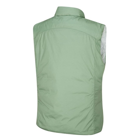 Ping Samantha Clo® insulated reversible dámská vesta, white/eucalyptus multi