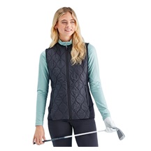Ping Seren insulated collarless dámská vesta, černá