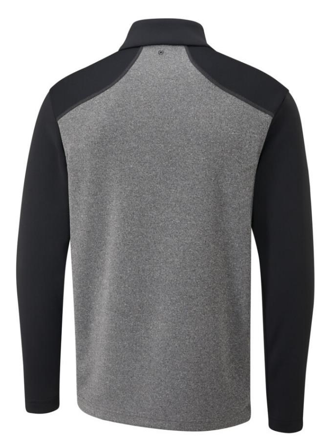 Ping Ramsey pánská mikina, black marl/black