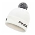 PING Cresting Knit pánská zimní čepice, bílá