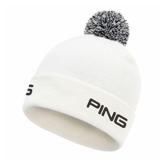 PING Cresting Knit pánská zimní čepice, bílá