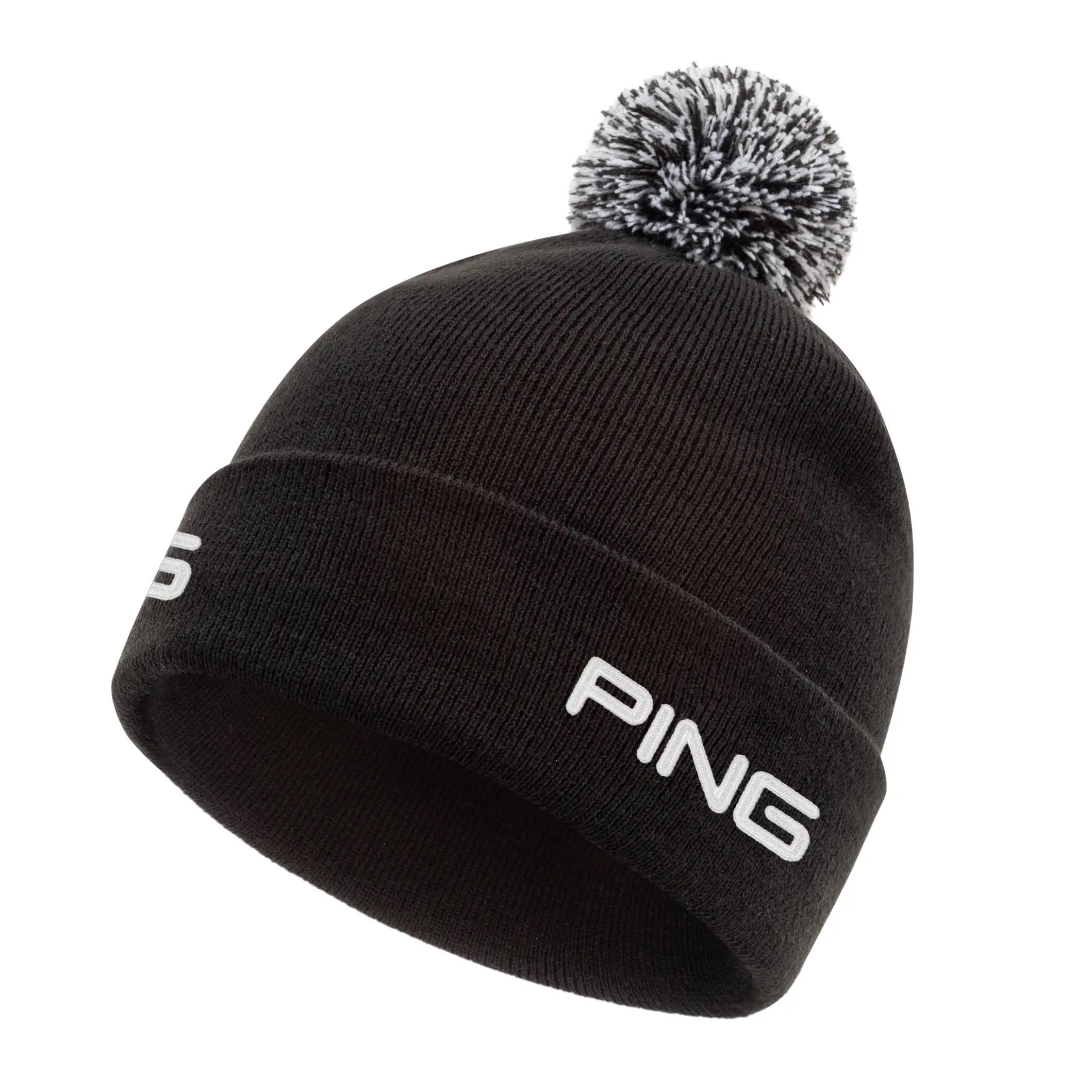 PING Cresting Knit pánská zimní čepice, černá