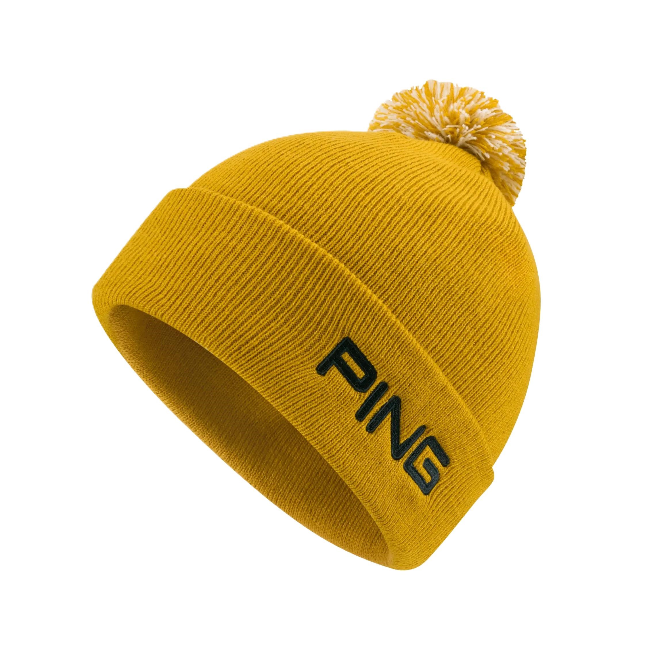 PING Cresting Knit pánská zimní čepice, sulphur