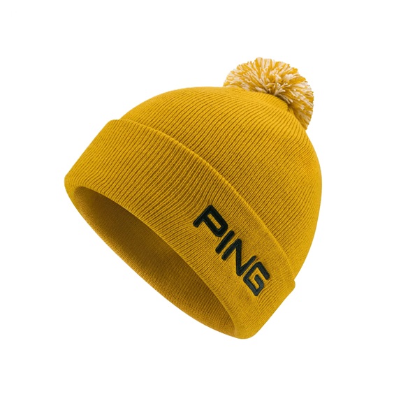 PING Cresting Knit pánská zimní čepice, sulphur