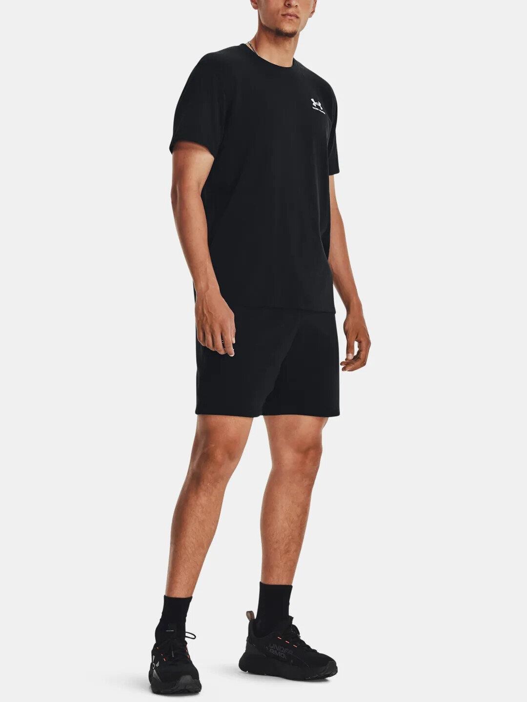Under Armour Essential Fleece pánské kraťasy, černé