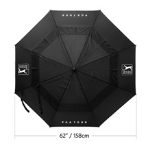 PGA Tour Windproof Double Canopy deštník 62"