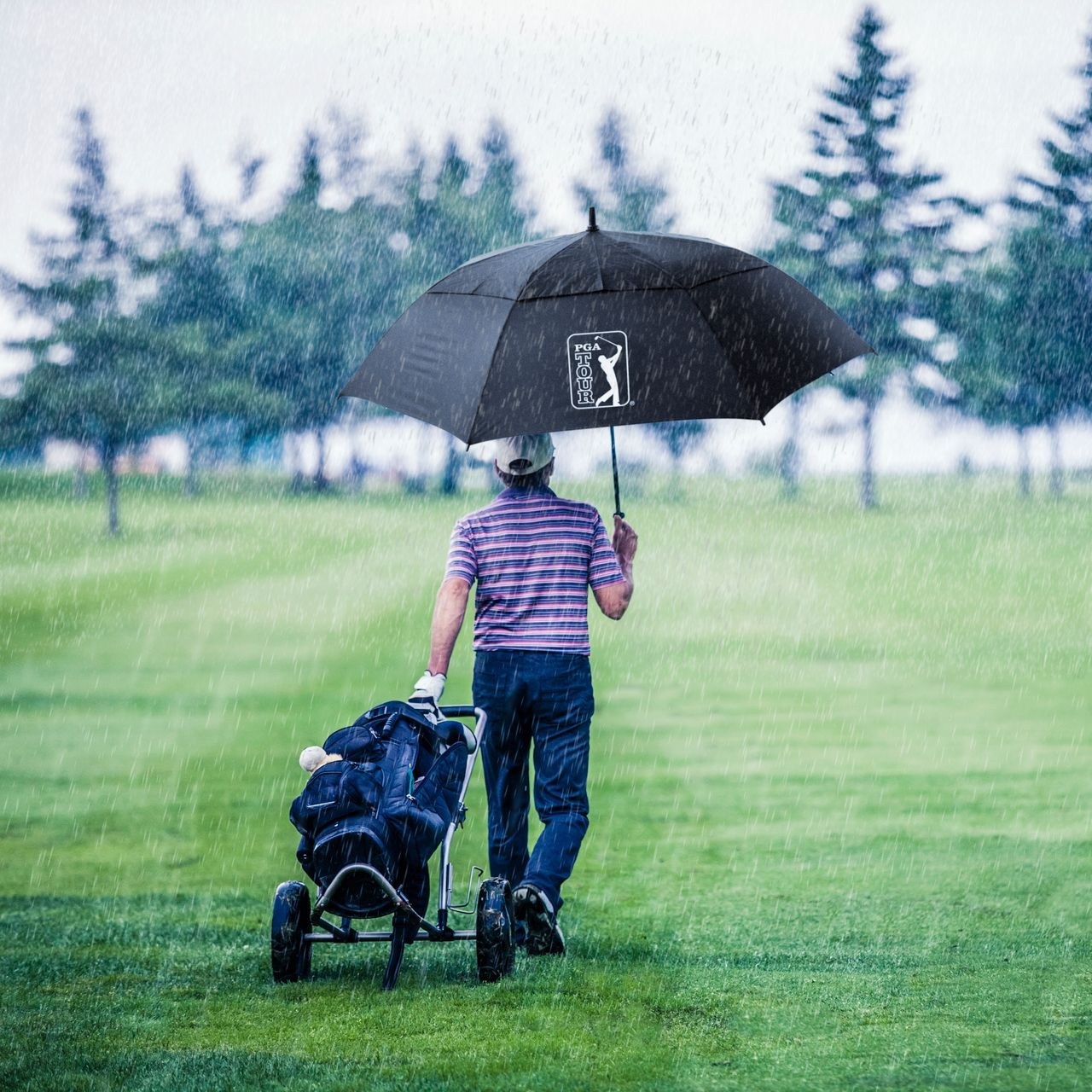 PGA Tour Windproof Double Canopy deštník 62"