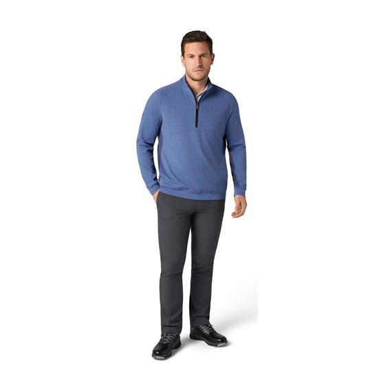 Callaway Brushed Rib 1/4 Zip pánská mikina, modrá