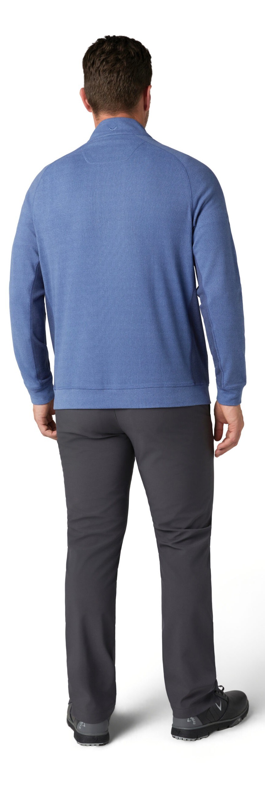 Callaway Brushed Rib 1/4 Zip pánská mikina, modrá
