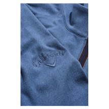 Callaway Brushed Rib 1/4 Zip pánská mikina, modrá