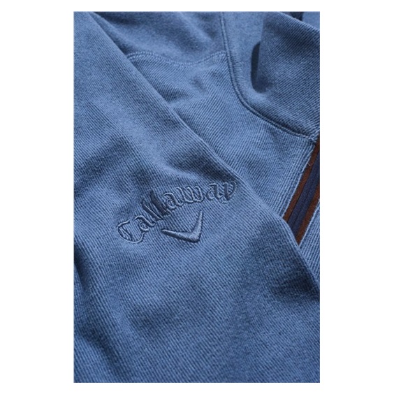 Callaway Brushed Rib 1/4 Zip pánská mikina, modrá