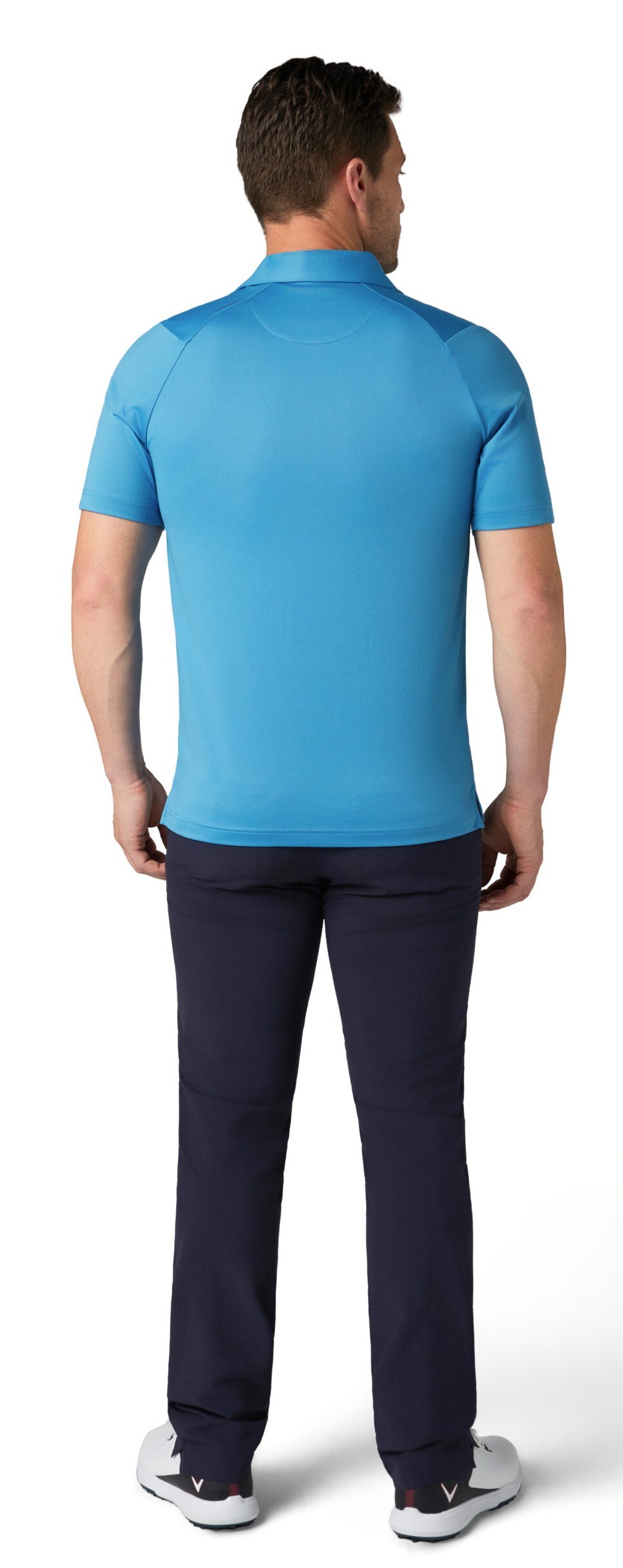 Callaway Swing Tech Tour Fit Solid pánské polo, cendre blue