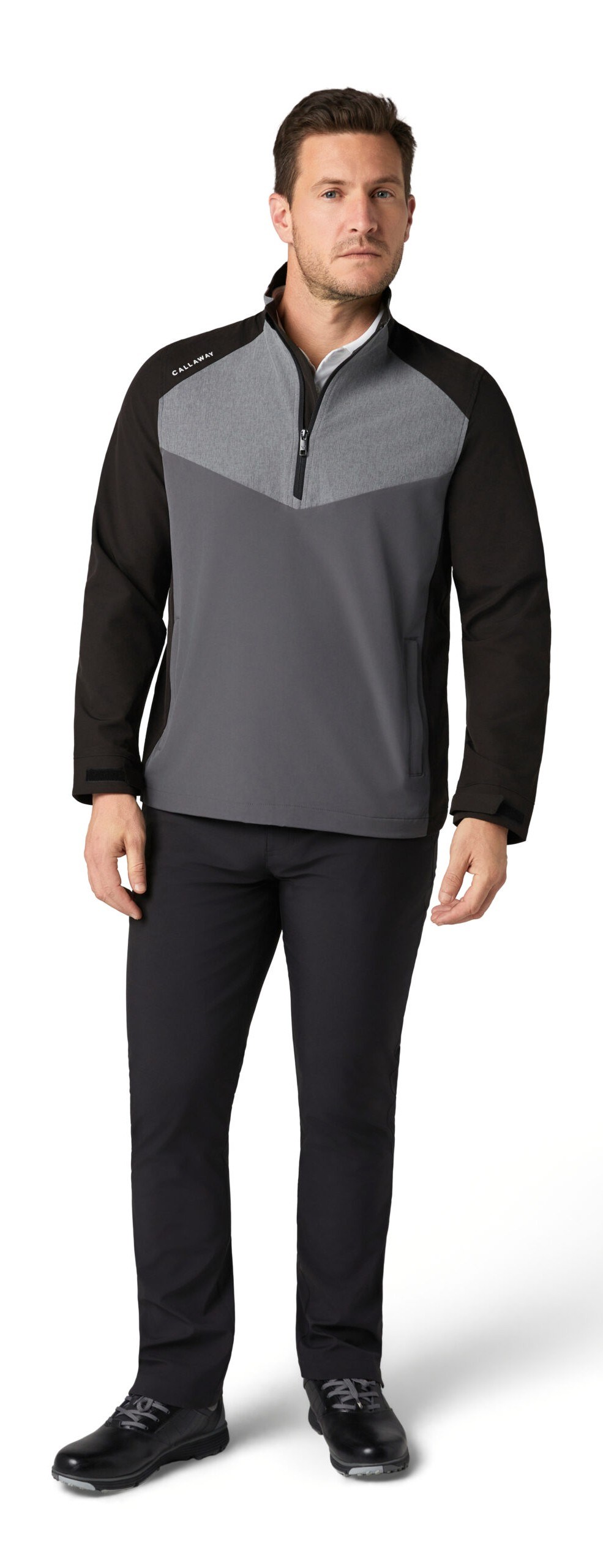 Callaway 1/2 Zip Wind pánská bunda, caviar