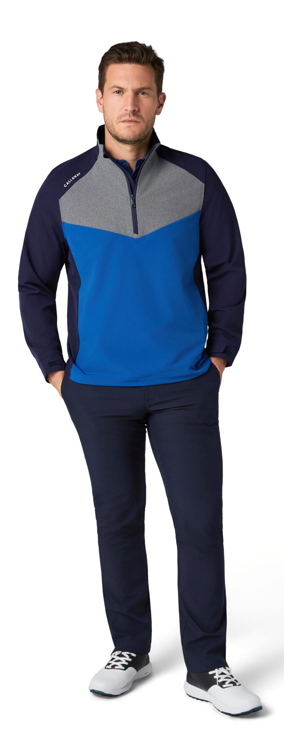 Callaway 1/2 Zip Wind pánská bunda, peacoat
