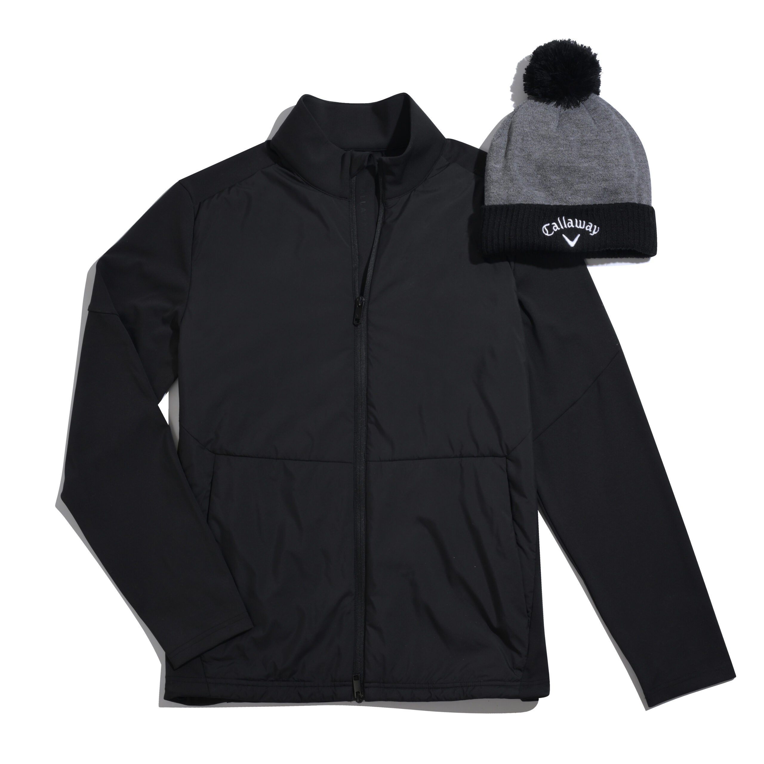 Callaway Mixed Media Full Zip pánská bunda, caviar