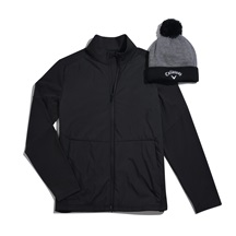 Callaway Mixed Media Full Zip pánská bunda, caviar