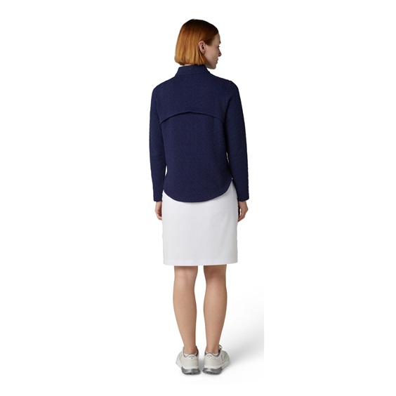 Callaway 1/2 Zip Quilted Knit dámská mikina, tmavě modrá