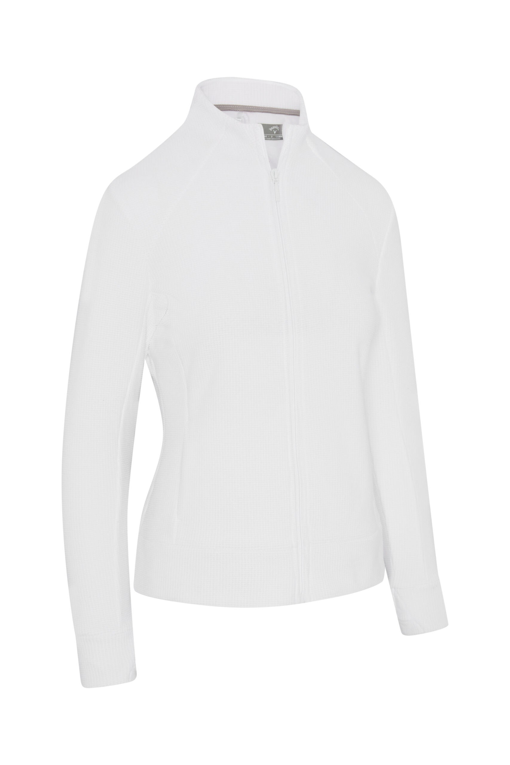 Callaway Stretch Waffle Knit Fleece dámská bunda, bílá