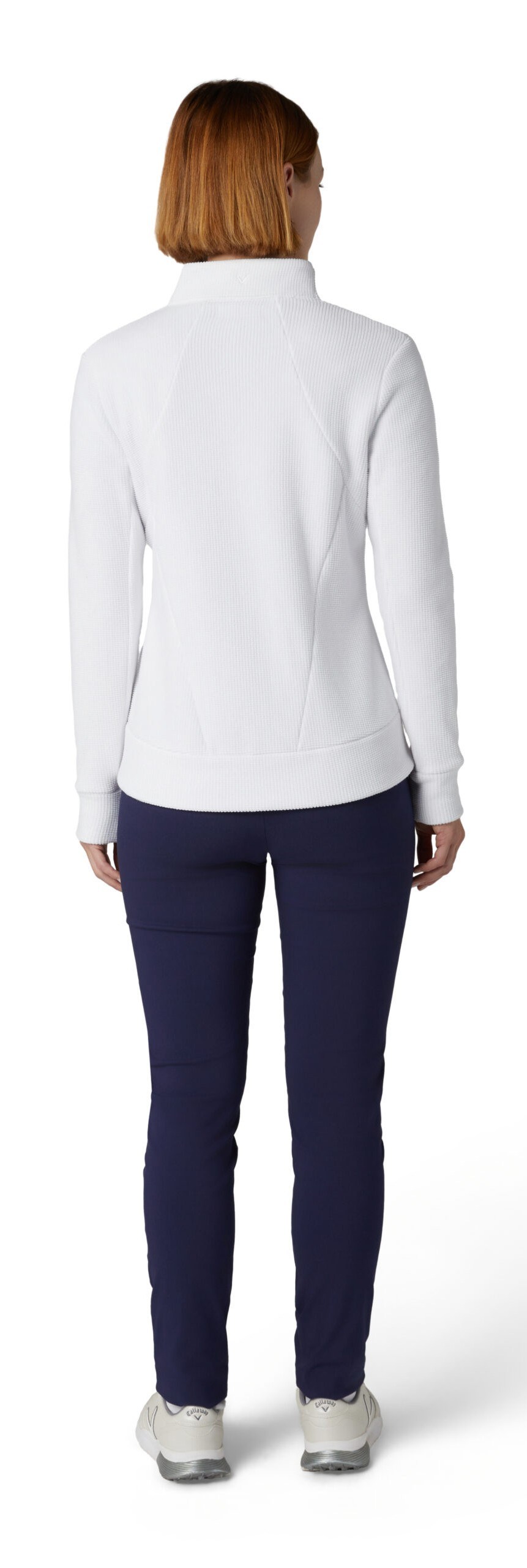 Callaway Stretch Waffle Knit Fleece dámská bunda, bílá