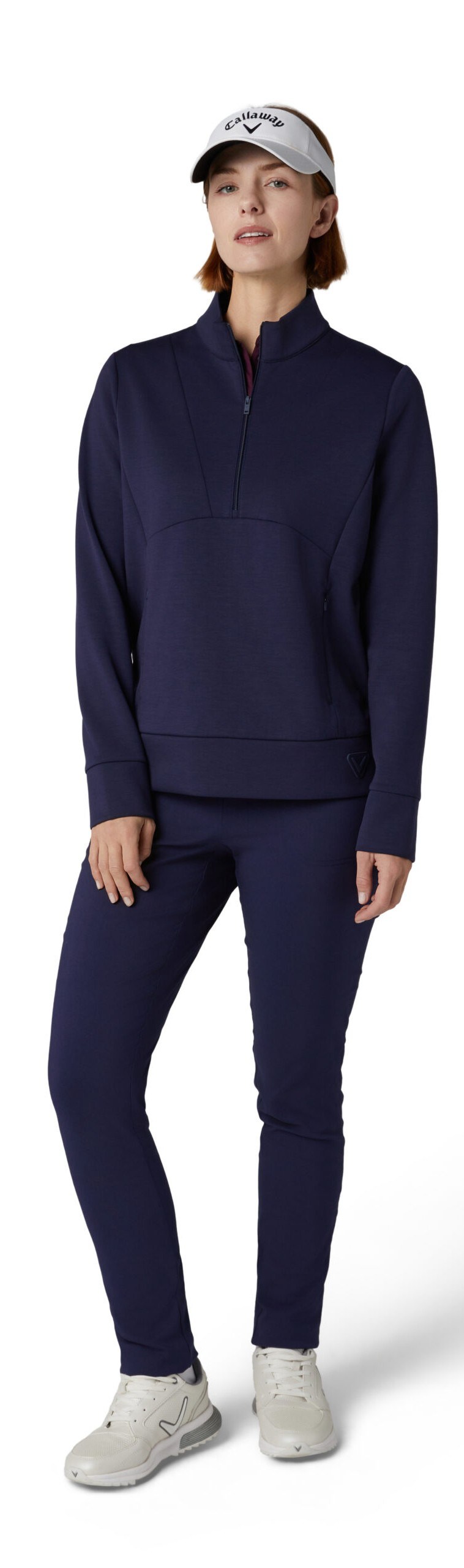 Callaway 1/2 Zip Soft Touch dámská mikina, tmavě modrá