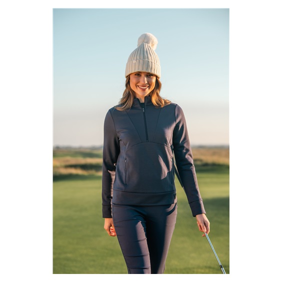 Callaway 1/2 Zip Soft Touch dámská mikina, tmavě modrá