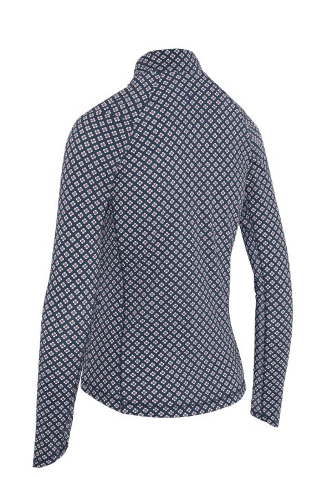 Callaway Mini Geo Sun Protection dámské tirčko s dlouhým rukávem, peacoat