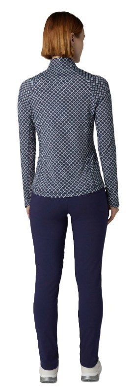 Callaway Mini Geo Sun Protection dámské tirčko s dlouhým rukávem, peacoat