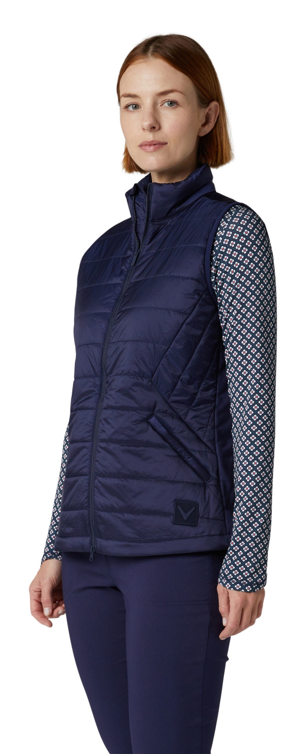 Callaway Quilted Puffer dámská vesta, tmavě modrá
