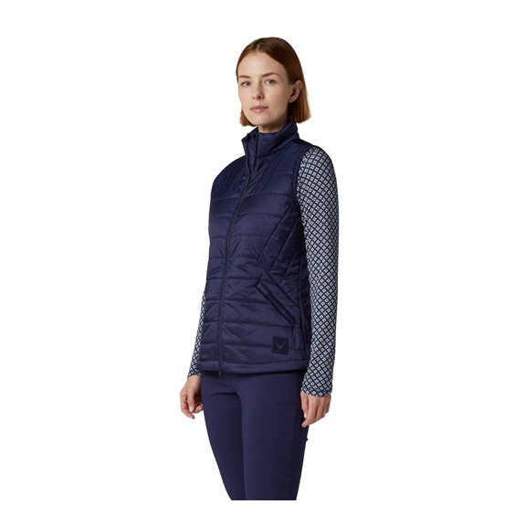 Callaway Quilted Puffer dámská vesta, tmavě modrá