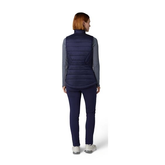 Callaway Quilted Puffer dámská vesta, tmavě modrá