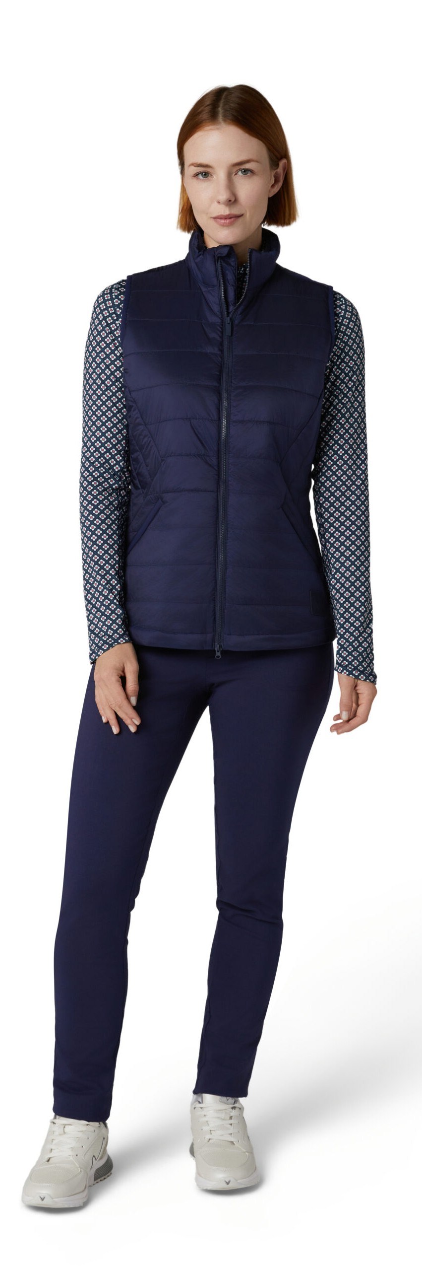 Callaway Quilted Puffer dámská vesta, tmavě modrá