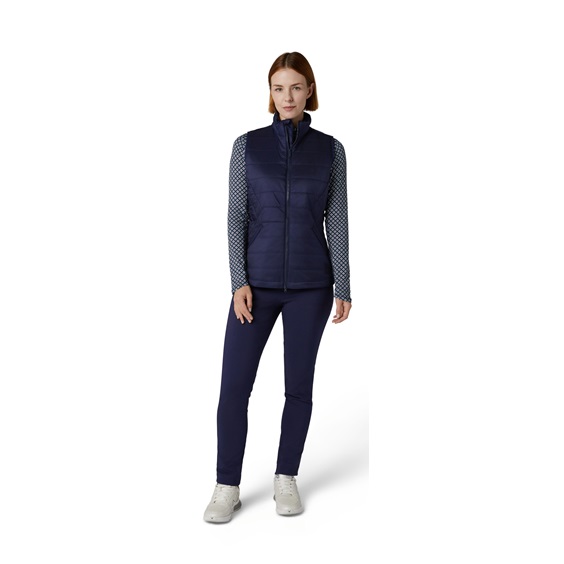 Callaway Quilted Puffer dámská vesta, tmavě modrá