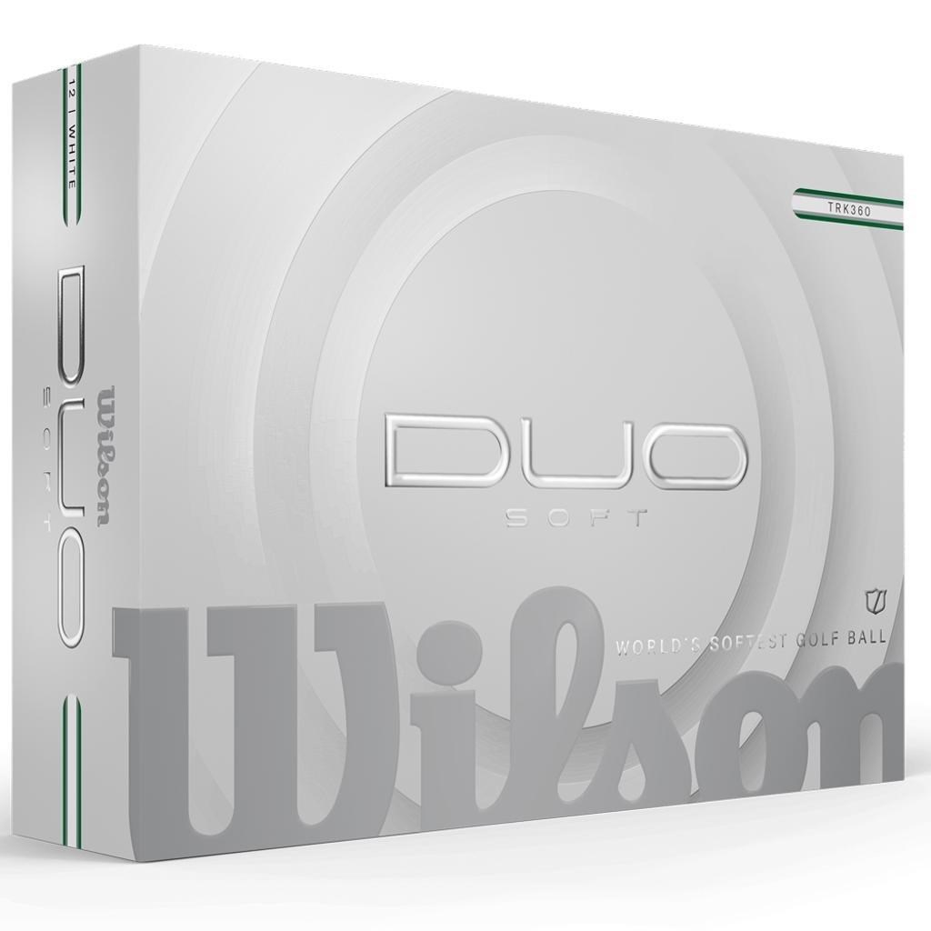 Wilson Duo Soft TRK360 golfové míčky, bílo/zelené