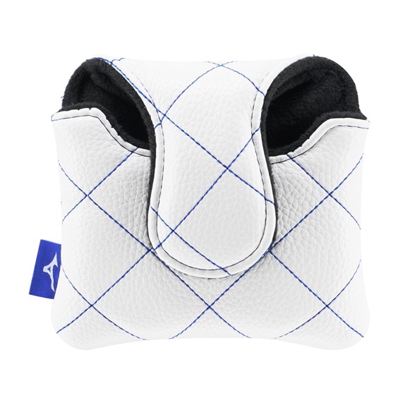 Mizuno Quilted Putter Mallet Headcover kryt hlavy, bílý
