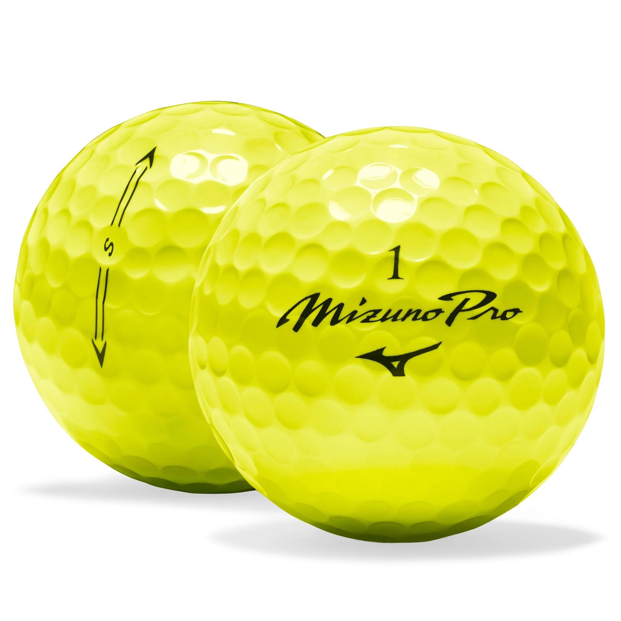 Mizuno Pro S golfové míčky, žluté