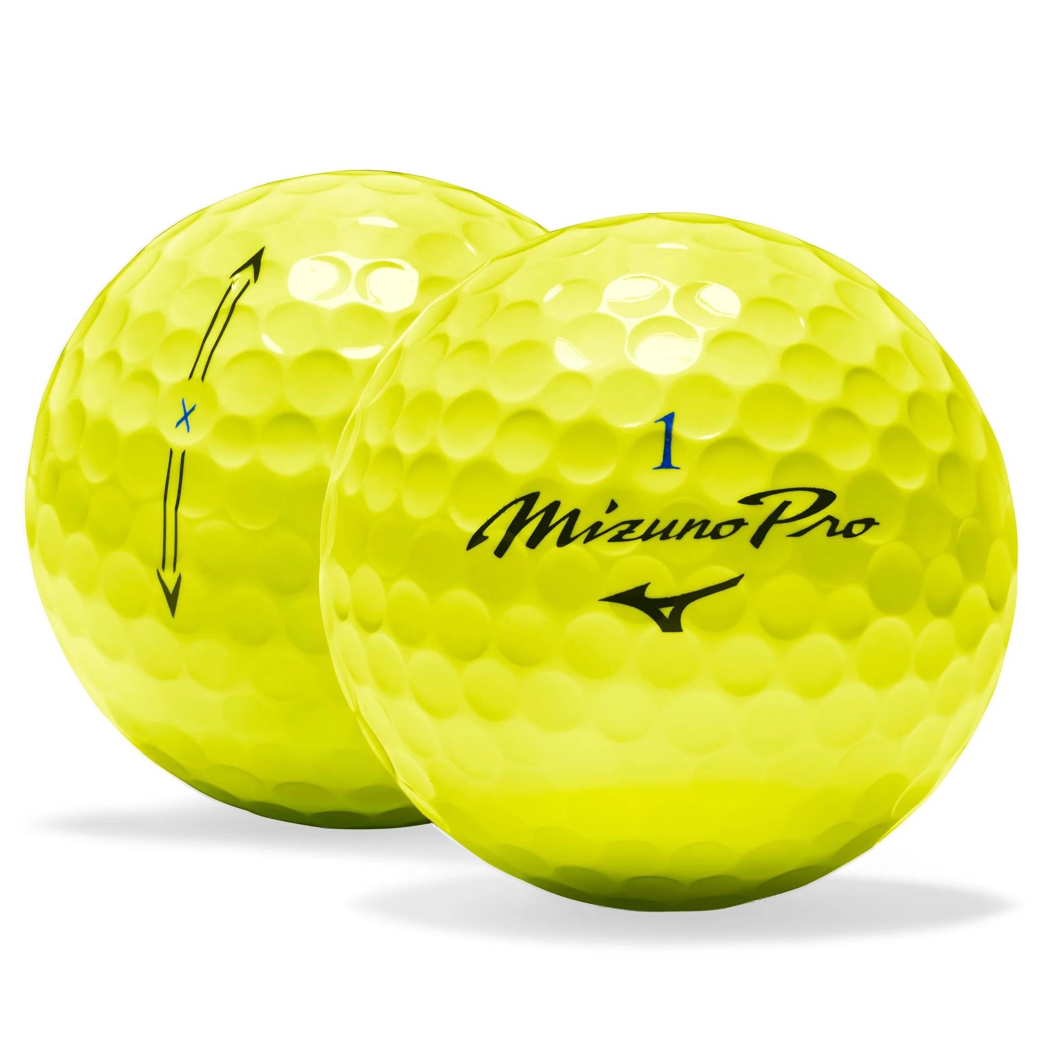 Mizuno Pro X golfové míčky, žluté
