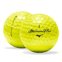 Mizuno Pro X golfové míčky, žluté