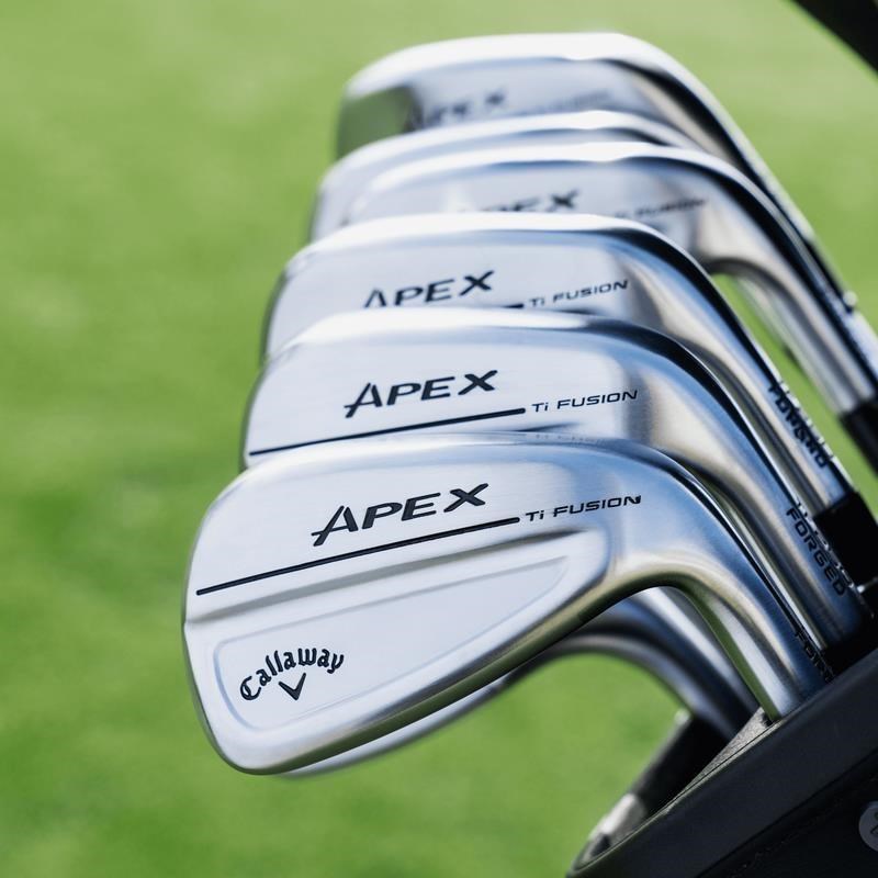 Callaway Apex Ti Fusion 250 Plated pánská železa, ocel