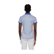 J.Lindeberg Tour Tech Print dámské polo, tour geo moonbeam