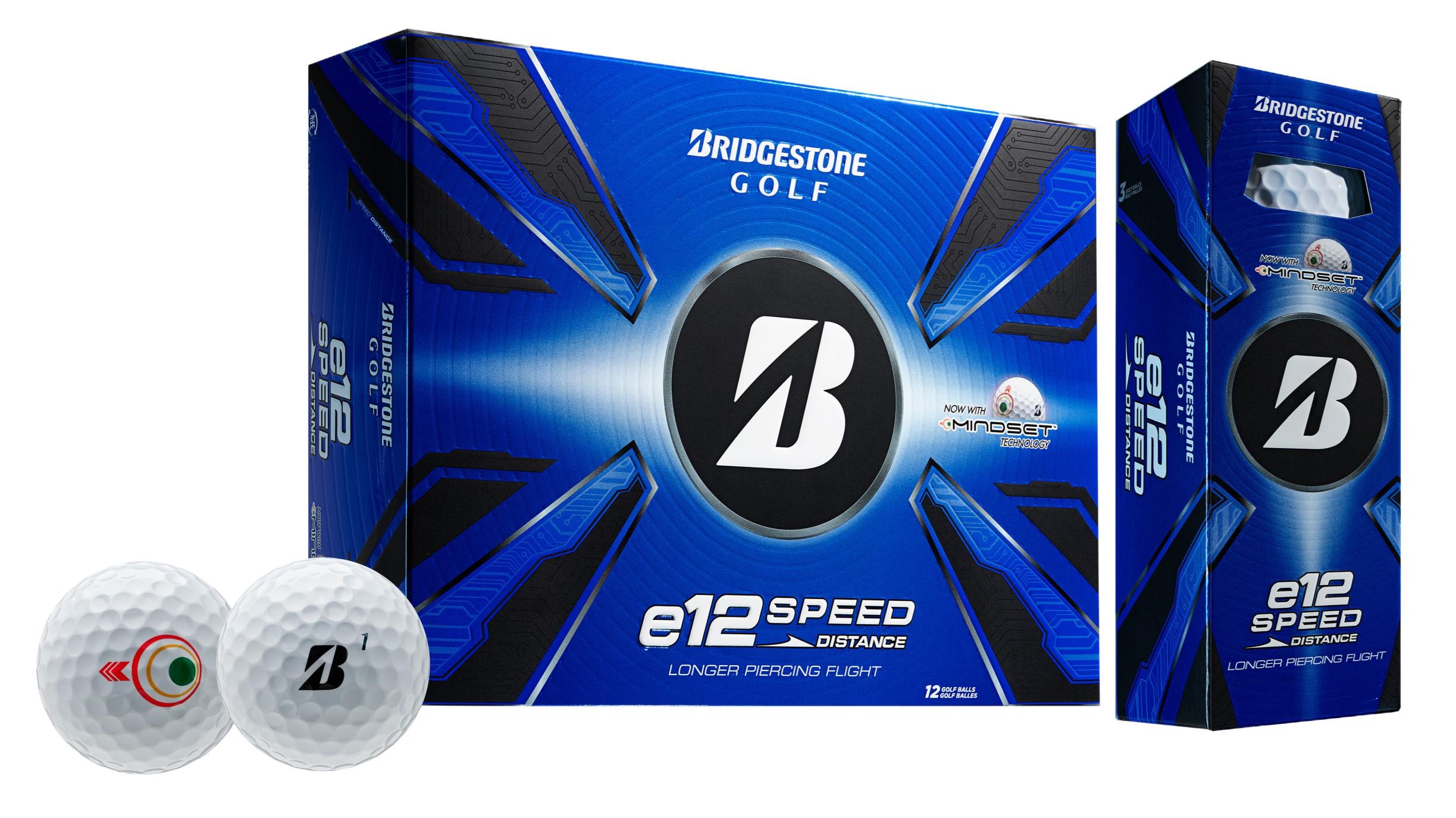 Bridgestone e12 Speed MindSet golfové míčky